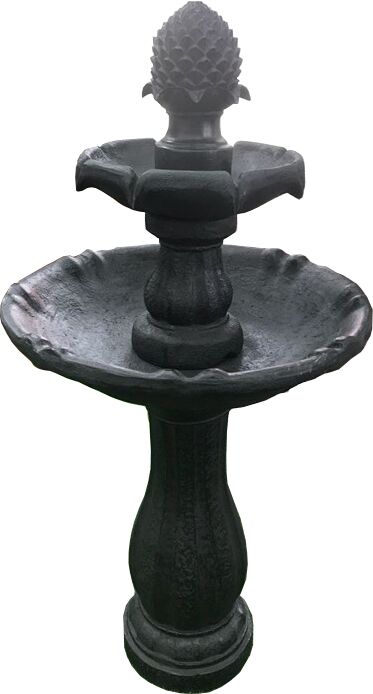 Bird Bath 3 Tier Solar Water Feature Black F921B1 - Image 12
