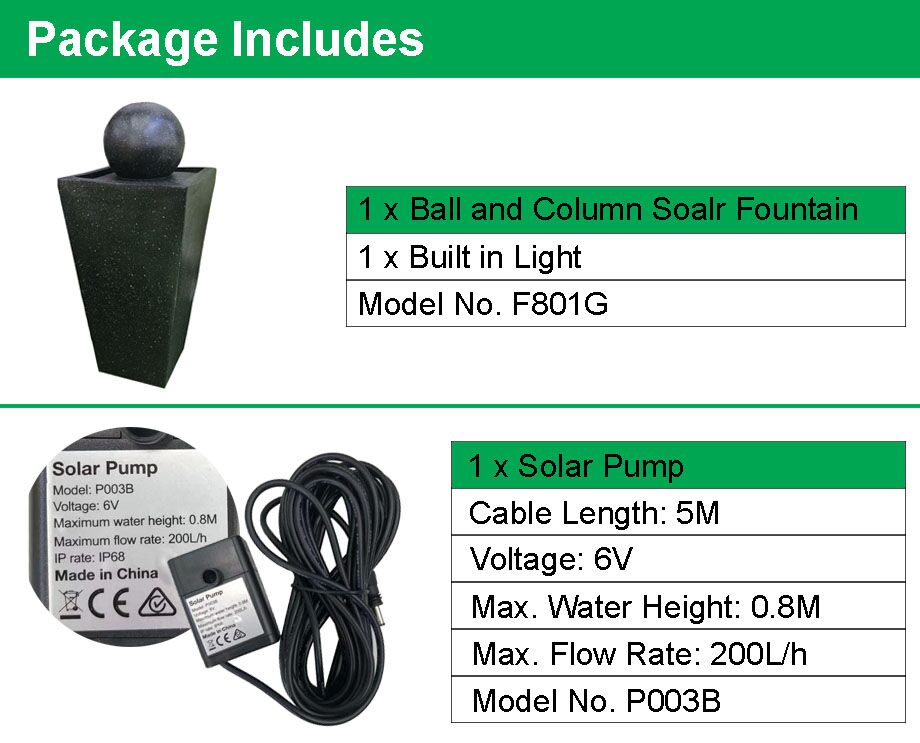 Ball with Column Package Includes-1