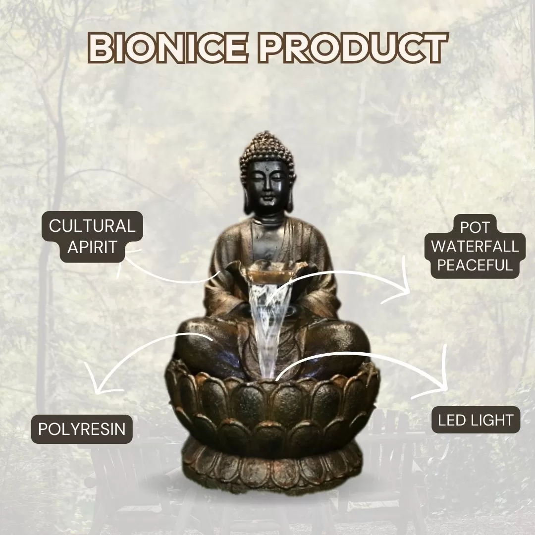 Buddha Water Feature Fountain DW184001 - Image 2