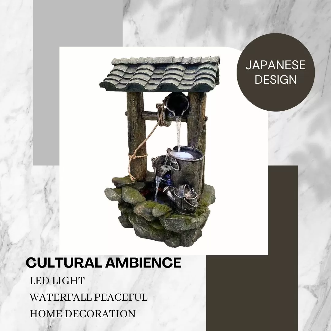 Wishing Well Water Fountain Feature DW23007 - Image 3