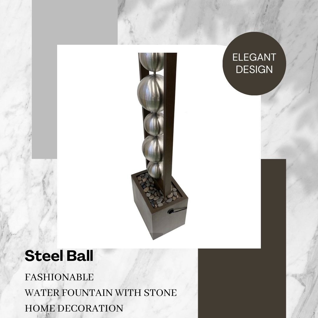 Stainless Steel Ball Water Feature Water Fountain MCLST323 - Image 3