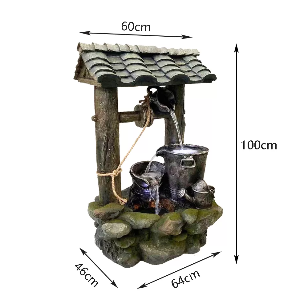 Wishing Well Water Fountain Feature DW23007 - Image 9