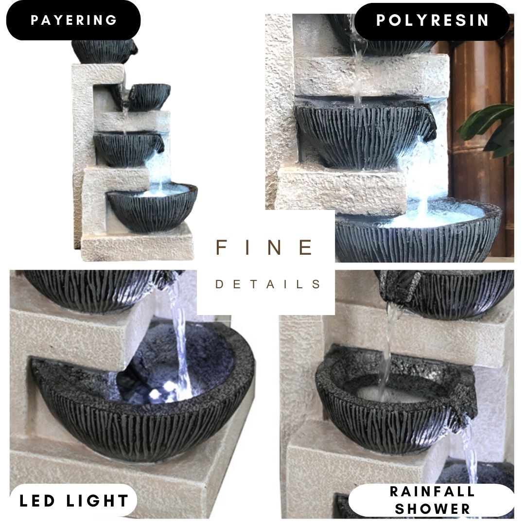 Table Top Multi Drop Water Feature Water Fountain DW196107 - Image 4