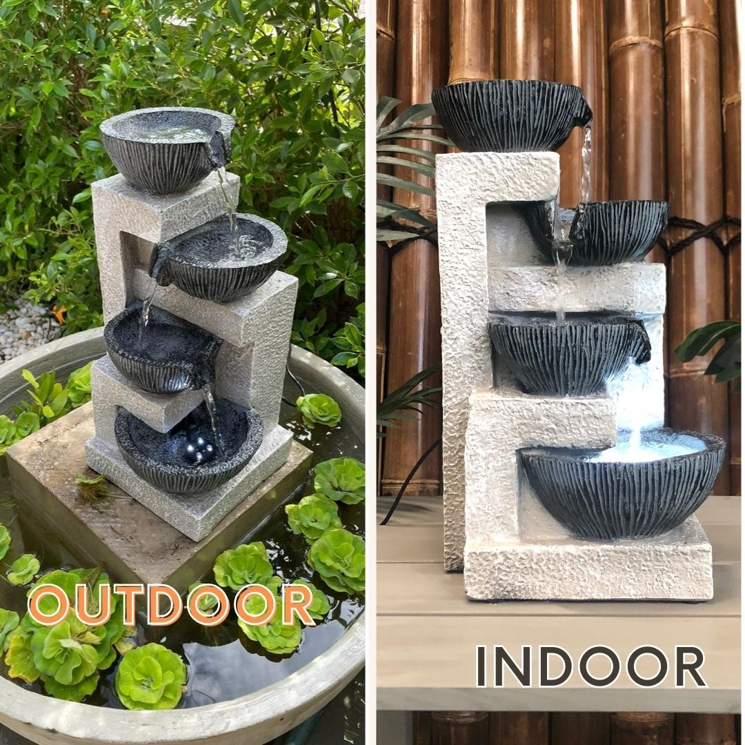 Table Top Multi Drop Water Feature Water Fountain DW196107 - Image 6