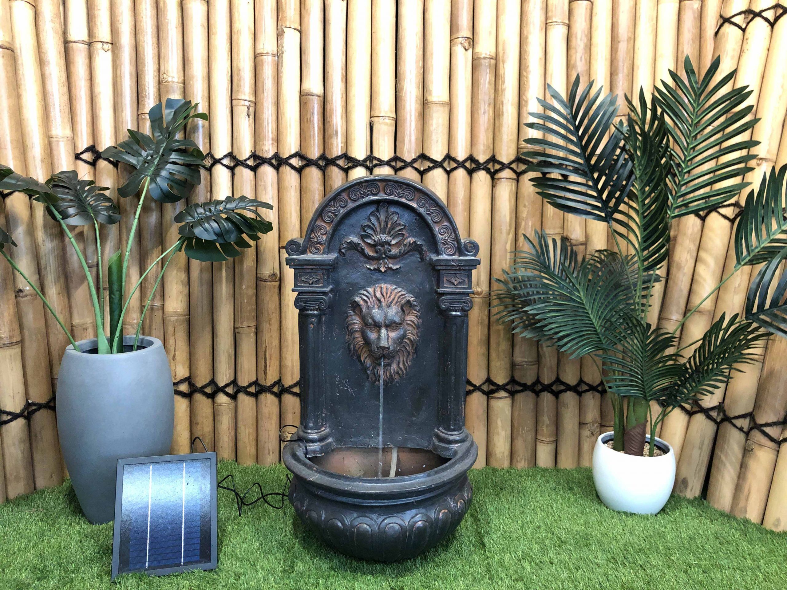 Lions Head Solar Water Feature Water Fountain F811A2 - Image 12