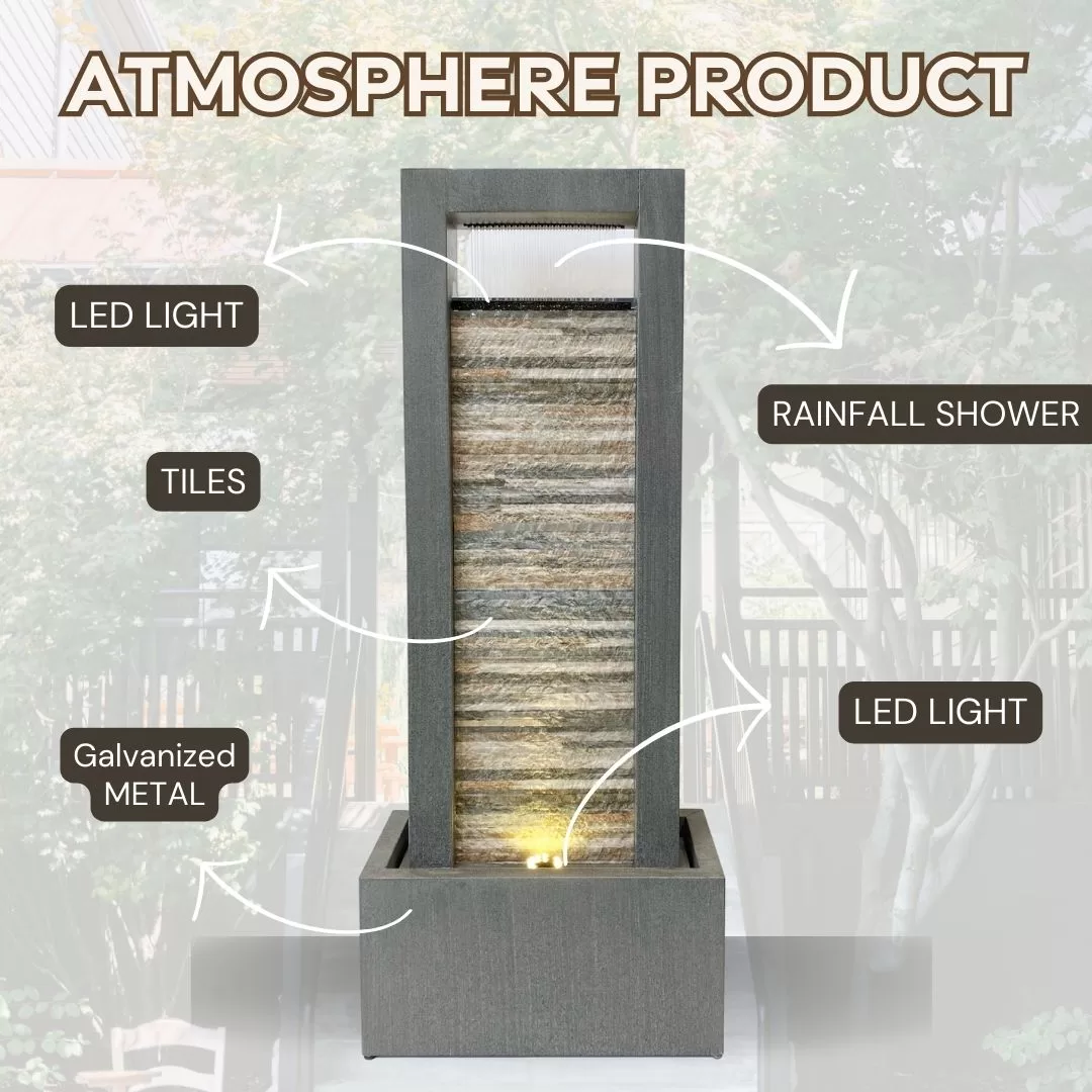Raining Shower Panel Water Feature MCLST337 - Image 2