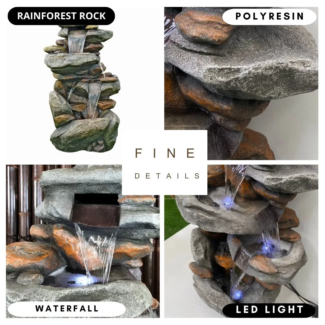 Rainforest Rock Water Feature Water Fountain DW08005 - Image 4