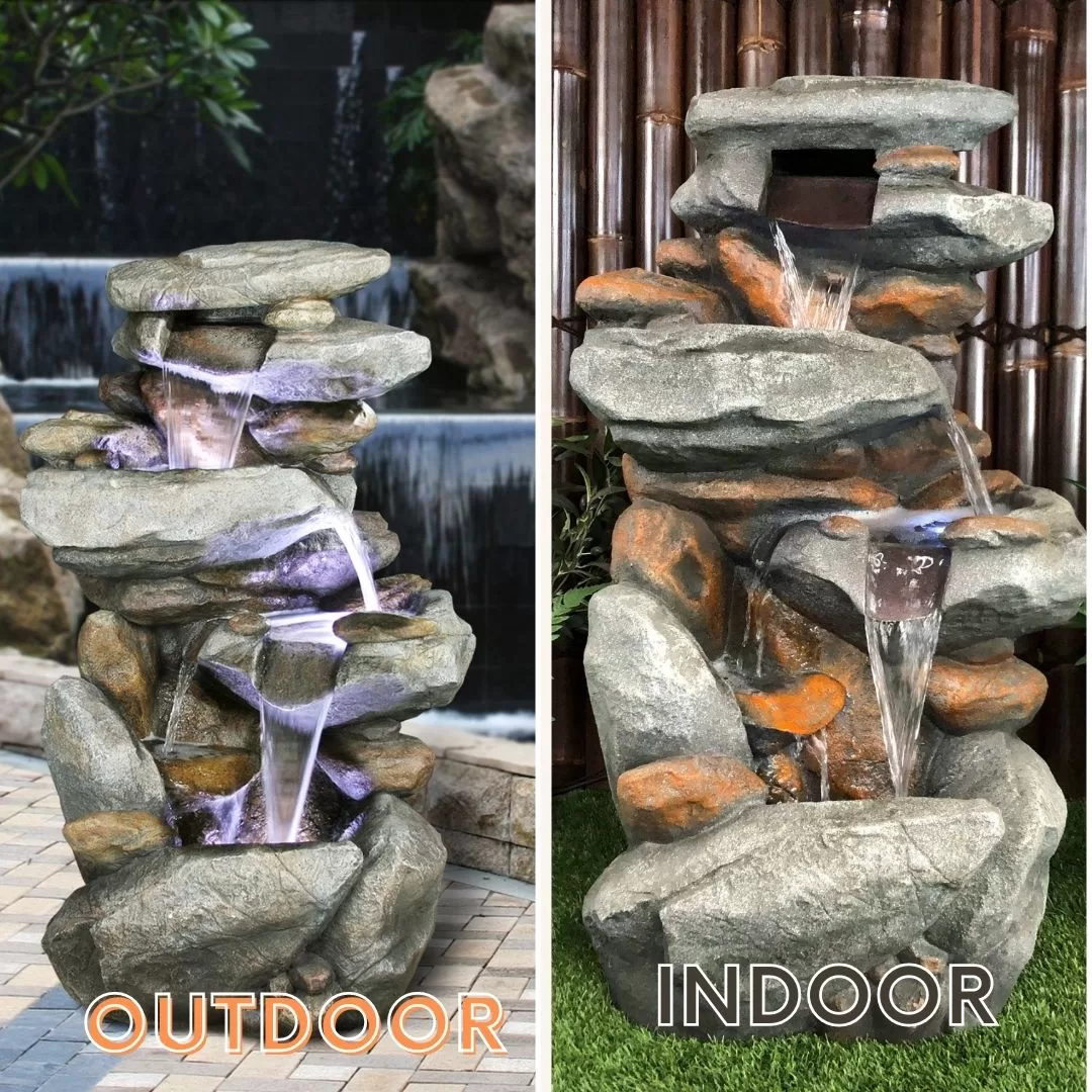 Rainforest Rock Water Feature Water Fountain DW08005 - Image 7