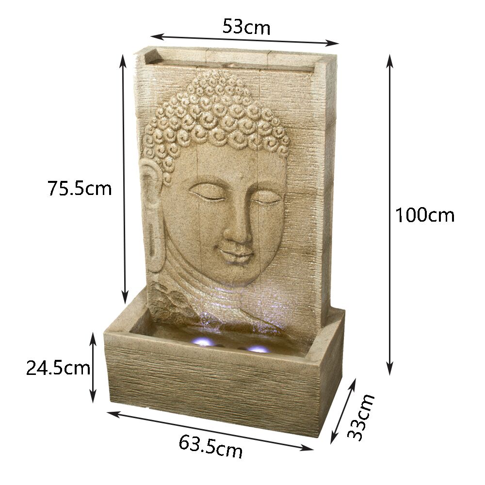 Tranquil Buddha Water Feature DW35071-2 - Image 9