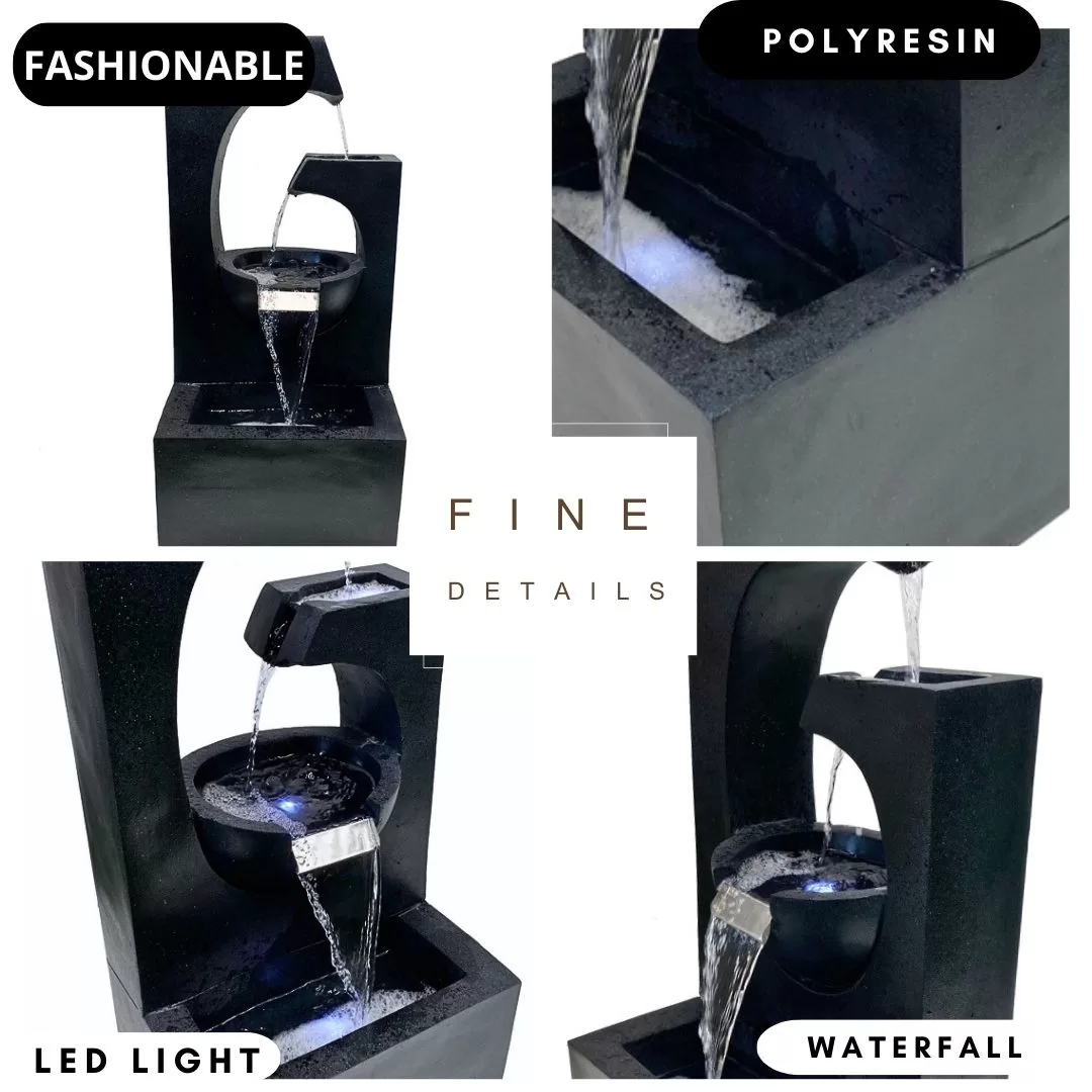 Triple Drops Water Feature Water Fountain DW197004 - Image 4