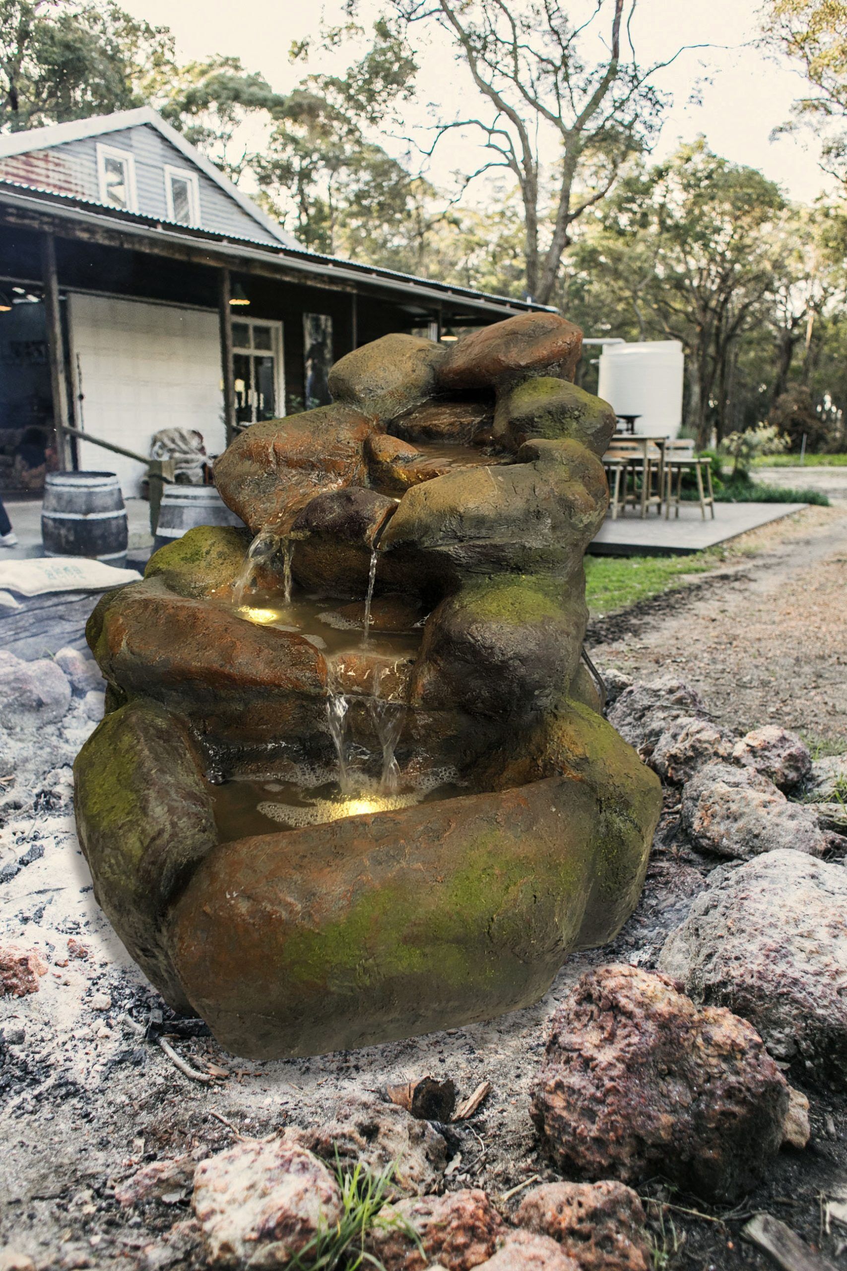 Cascade Rock Water Feature Fountain DW196052 - Image 7