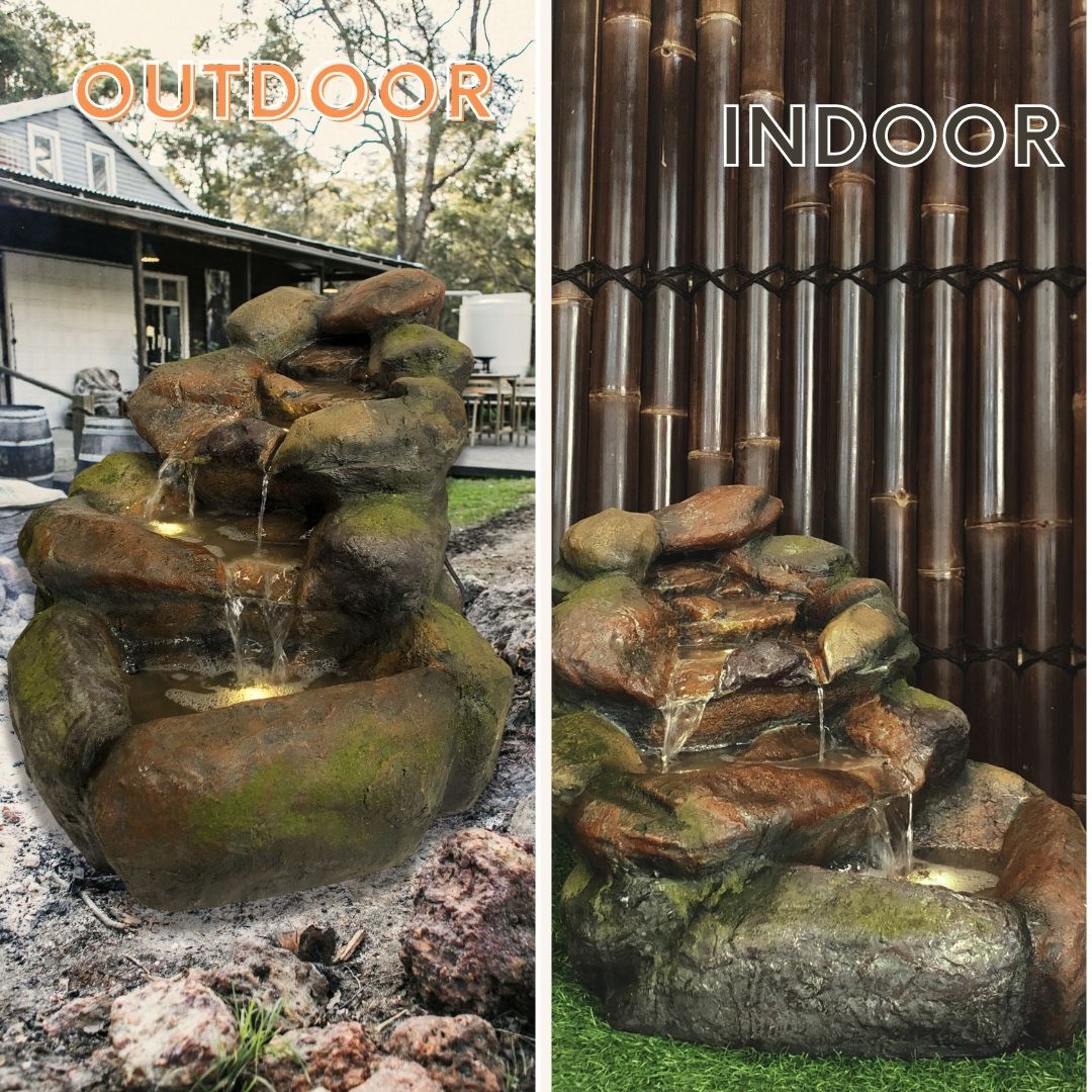 Cascade Rock Water Feature Fountain DW196052 - Image 4