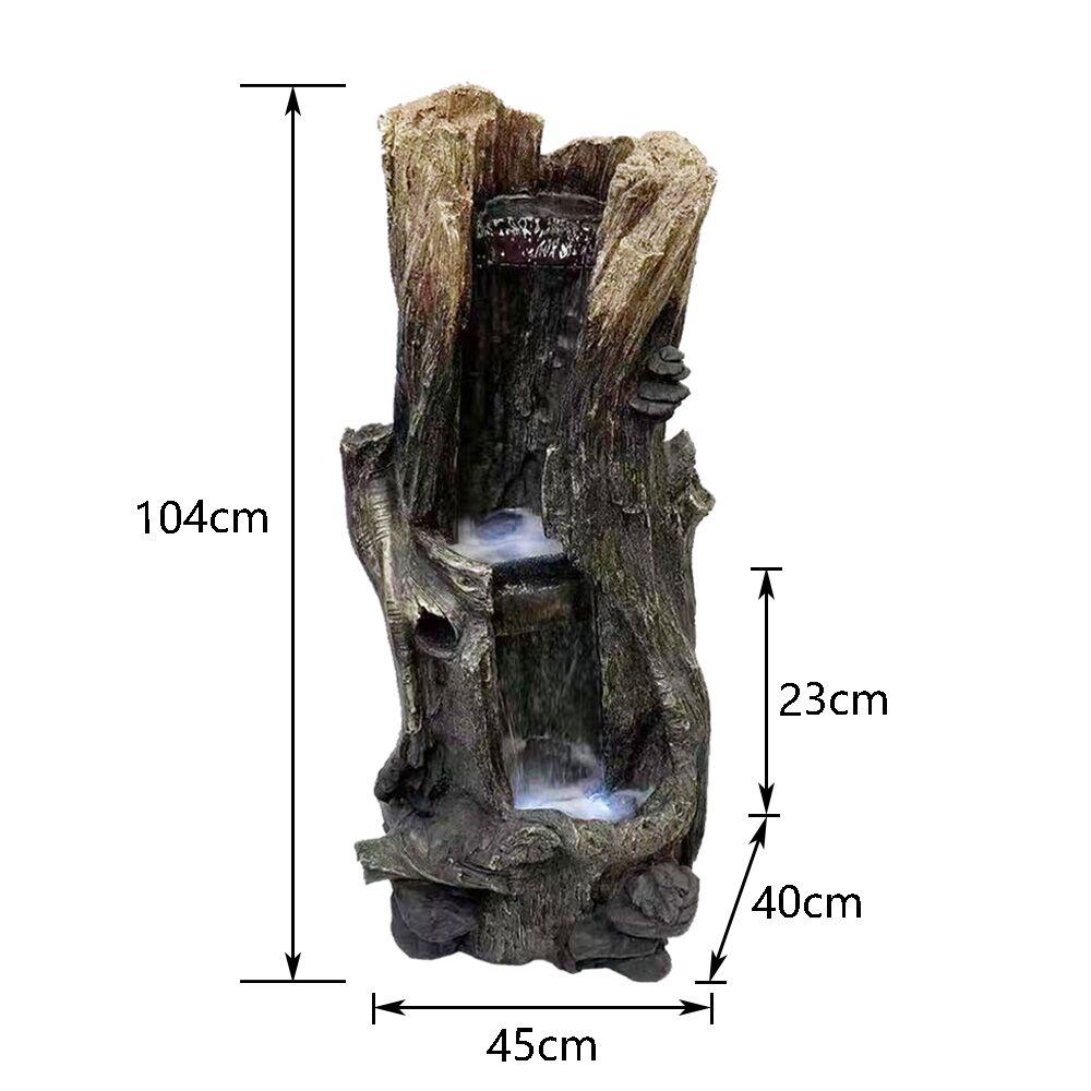 Tree Trunk Log Water Fountain Water Feature DW96030 - Image 23