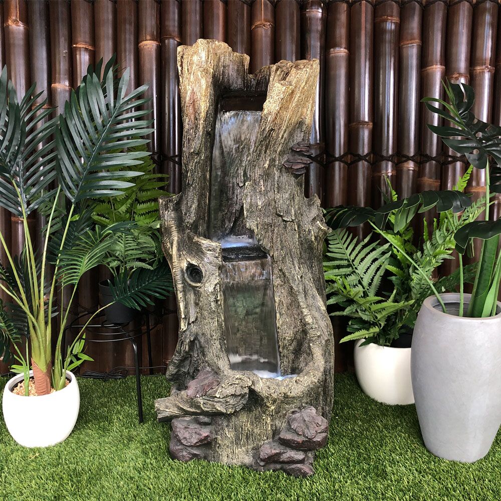 Tree Trunk Log Water Fountain Water Feature DW96030 - Image 4