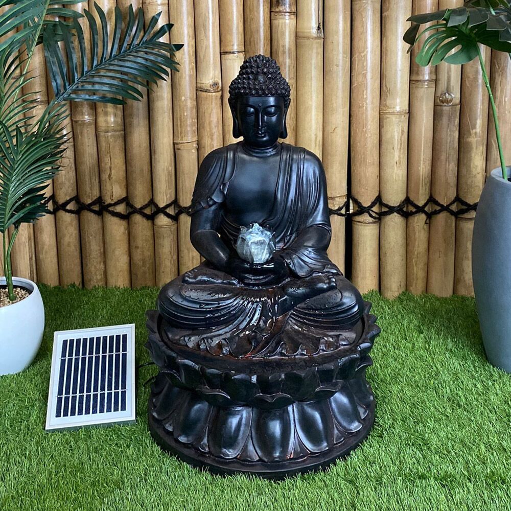 Solar Buddha Water Feature