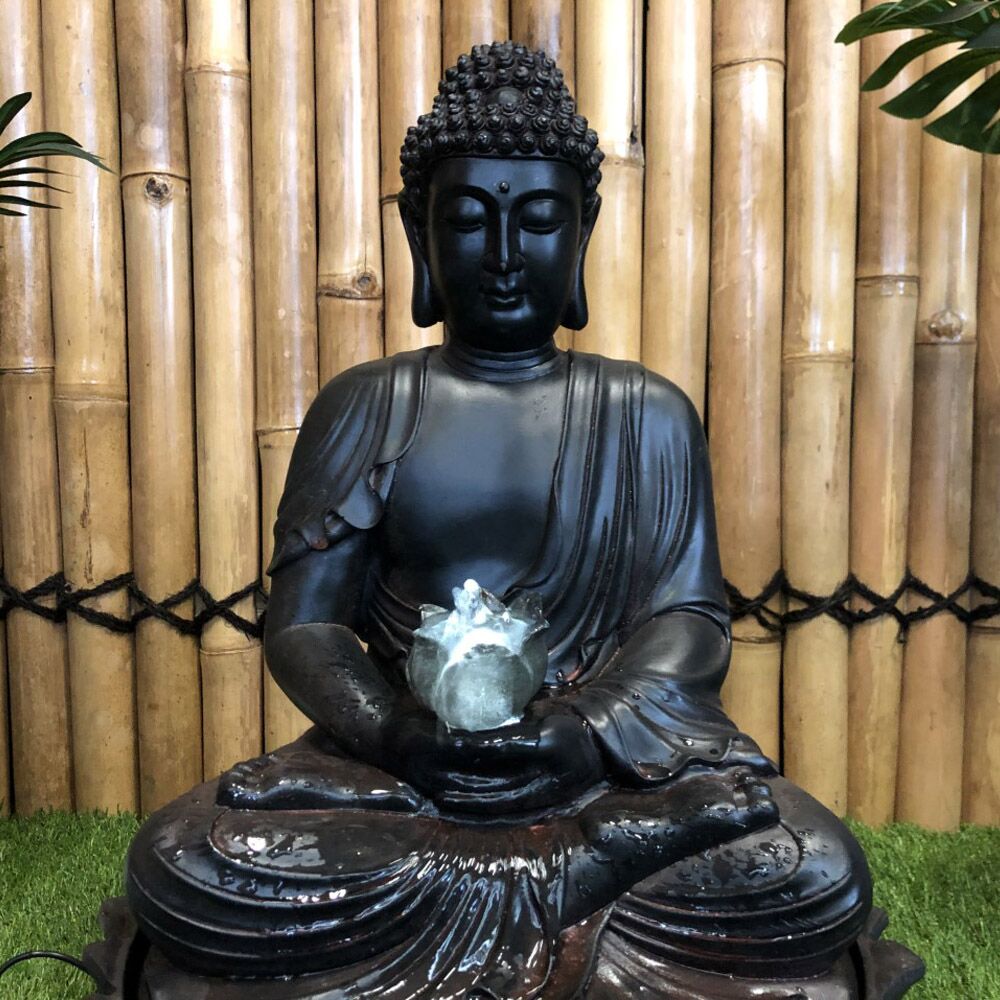 Solar Buddha Water Feature