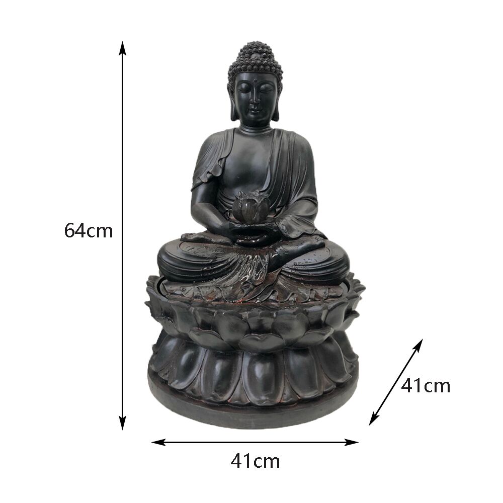Solar Buddha Water Feature Water Fountain F821A1 - Image 21