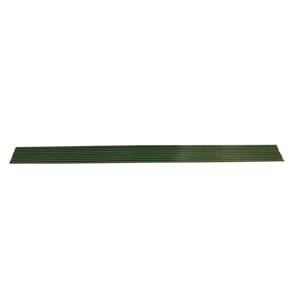10pcs 1200mm x 11mm Green Garden Stakes PVC Coated Plant Supports Climbers - Image 4
