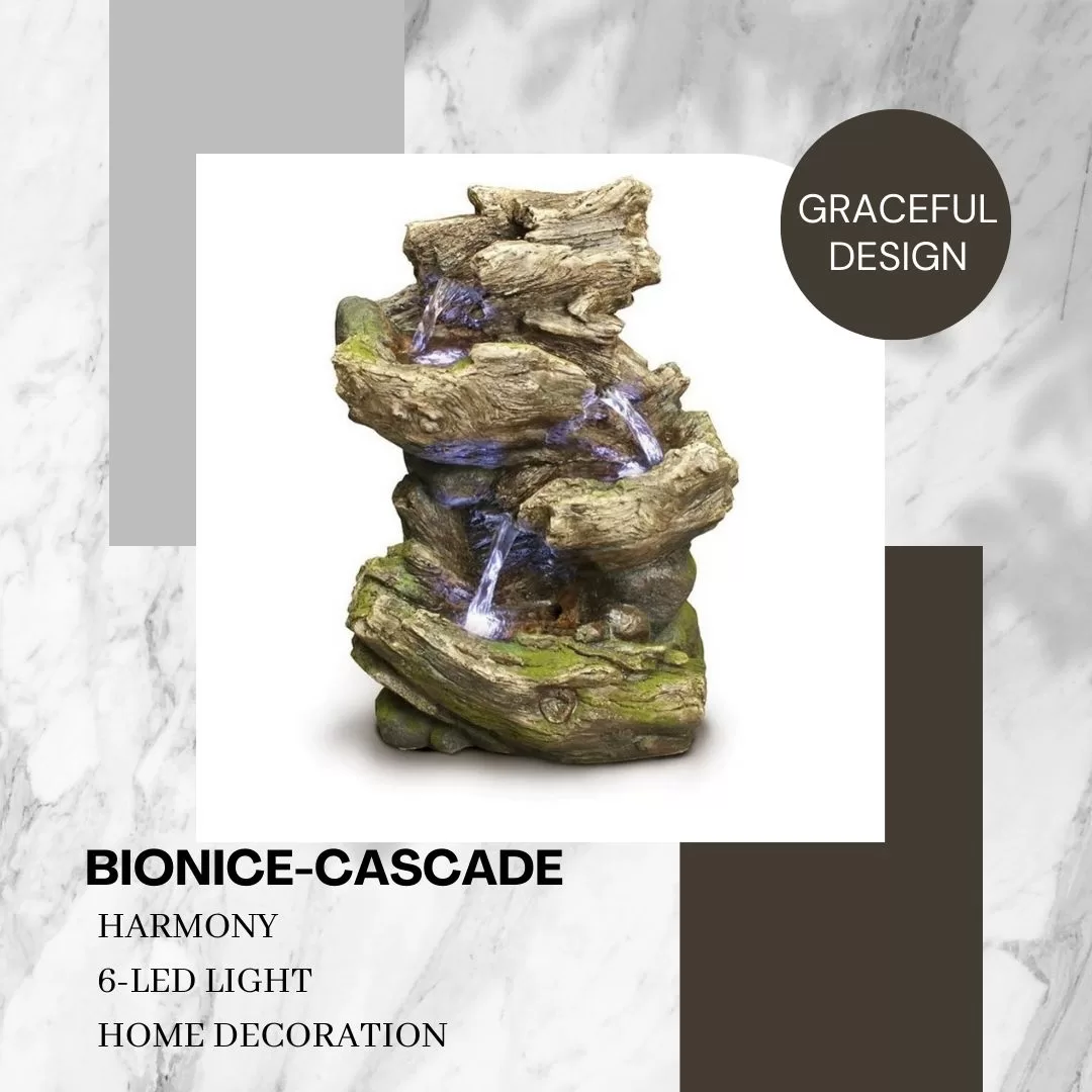 Table Top Cascade Water Feature Water Fountain DW22113-1PC - Image 3