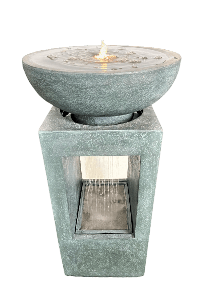 Bowl and Shower Pillar Water Fountain Water Feature MZ15412GA - Image 10