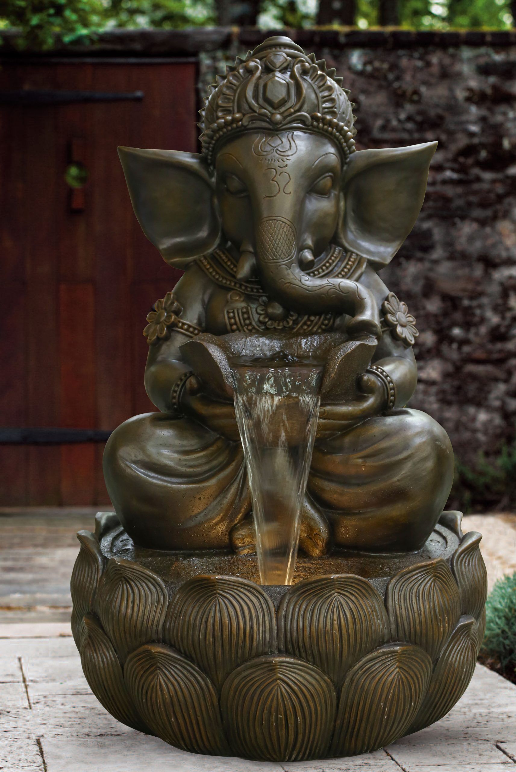 Large Ganesh Elephant God Water Feature Fountain DW208095 - Image 7