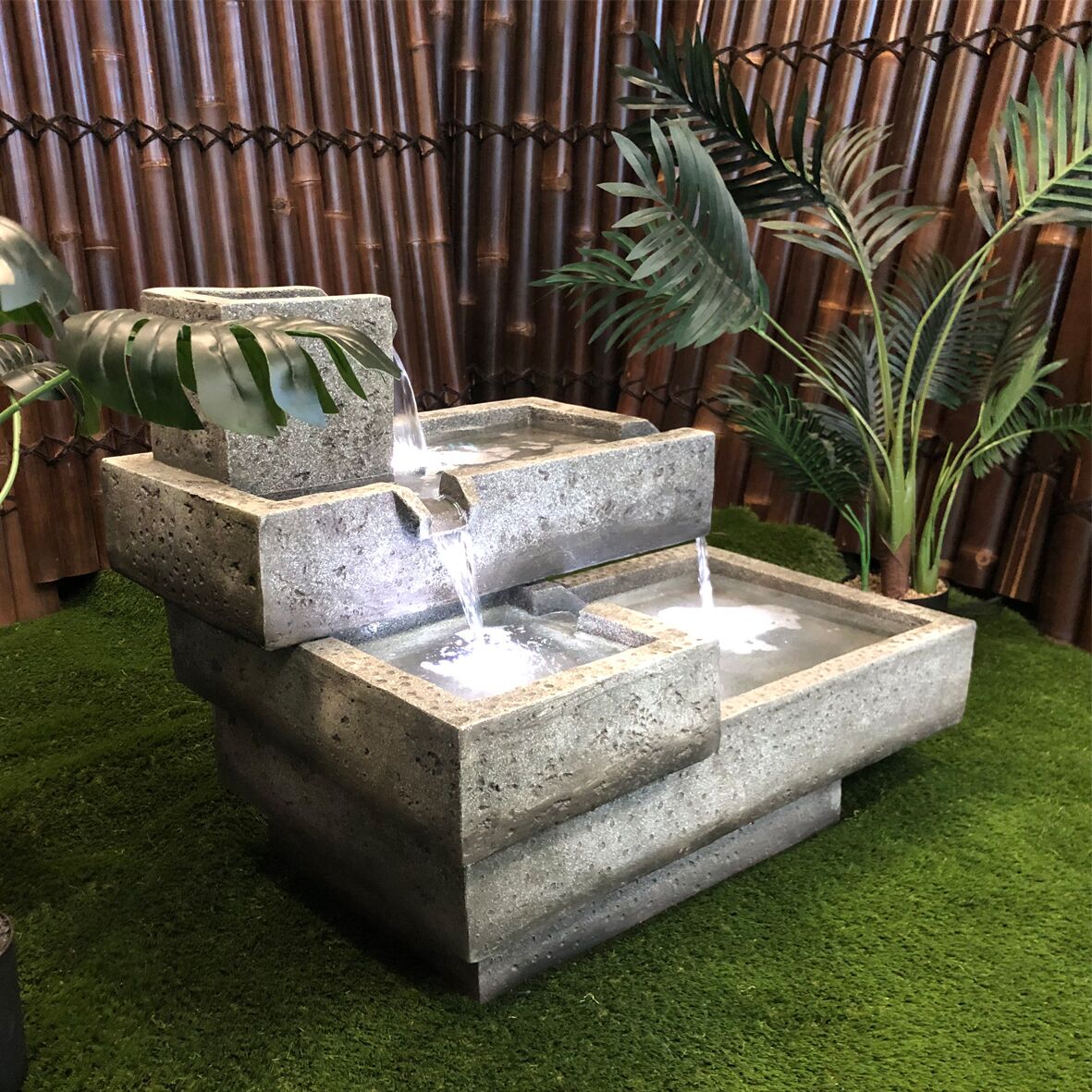 Tiered Serenity Water Feature Water Fountain DW208044 - Image 7