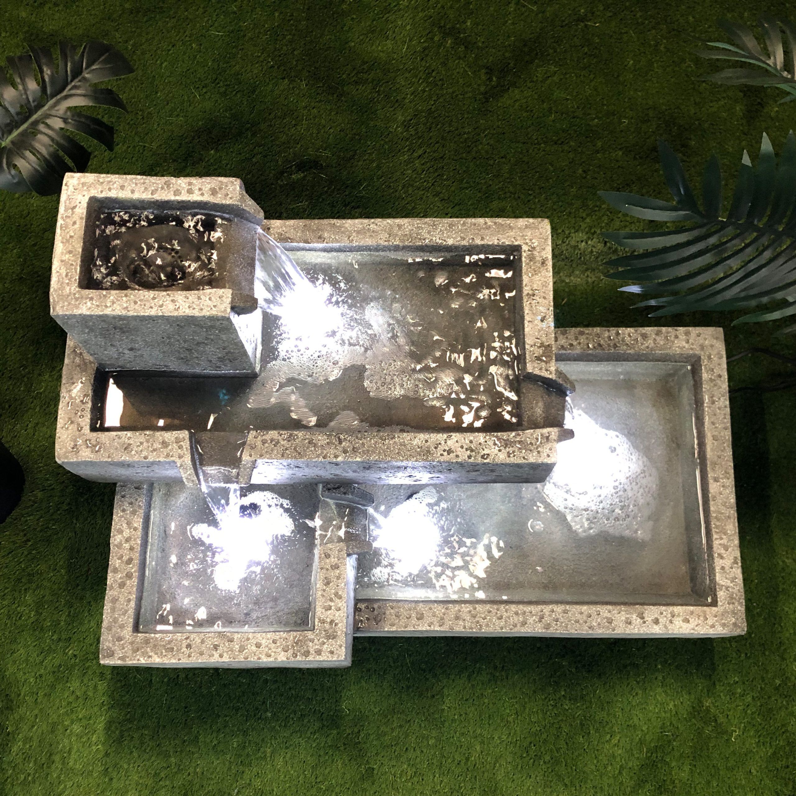 Tiered Serenity Water Feature Water Fountain DW208044 - Image 8