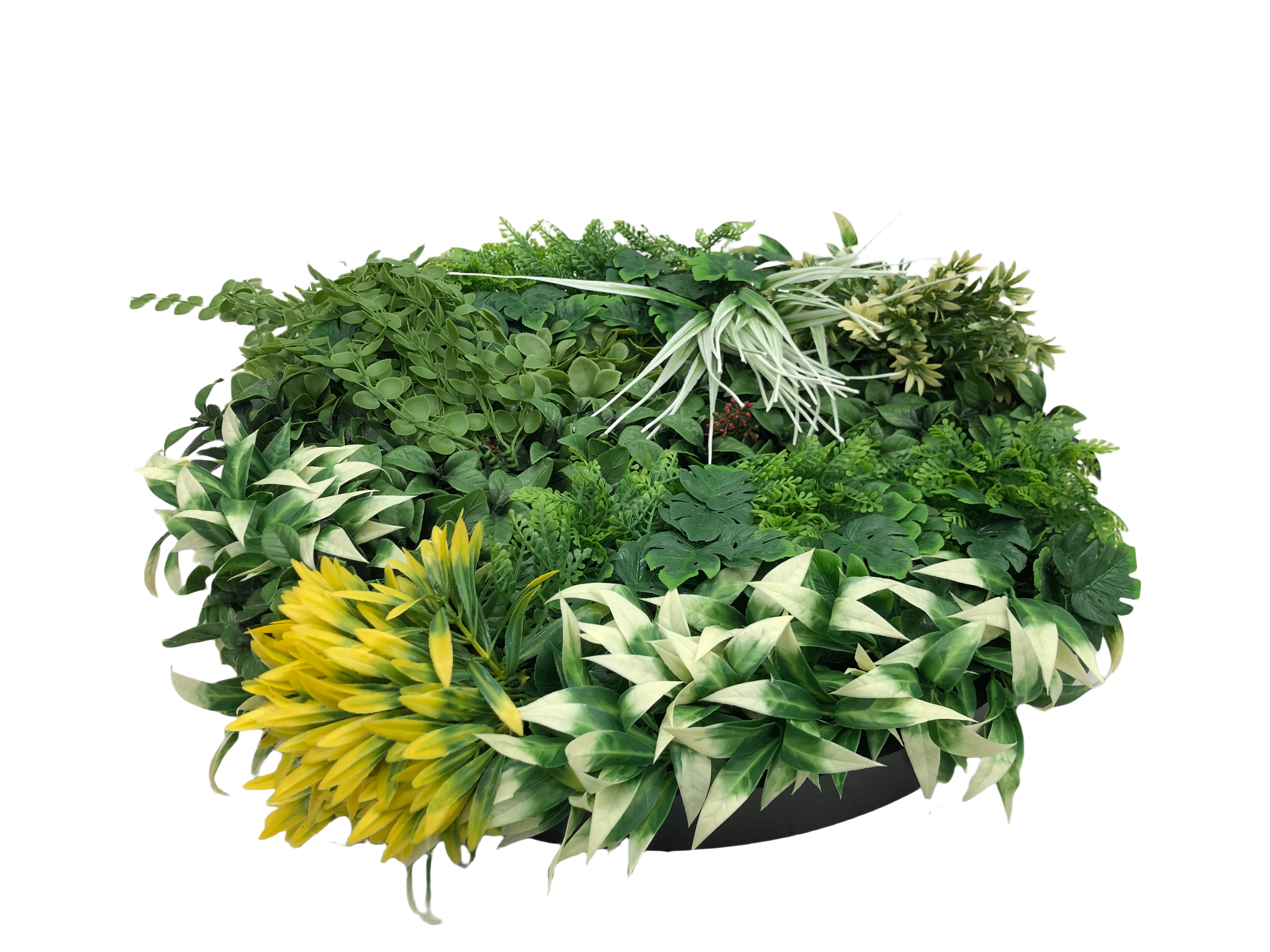 R007-50 Artificial Flower Green Wall Disc UV 50CM - Image 3