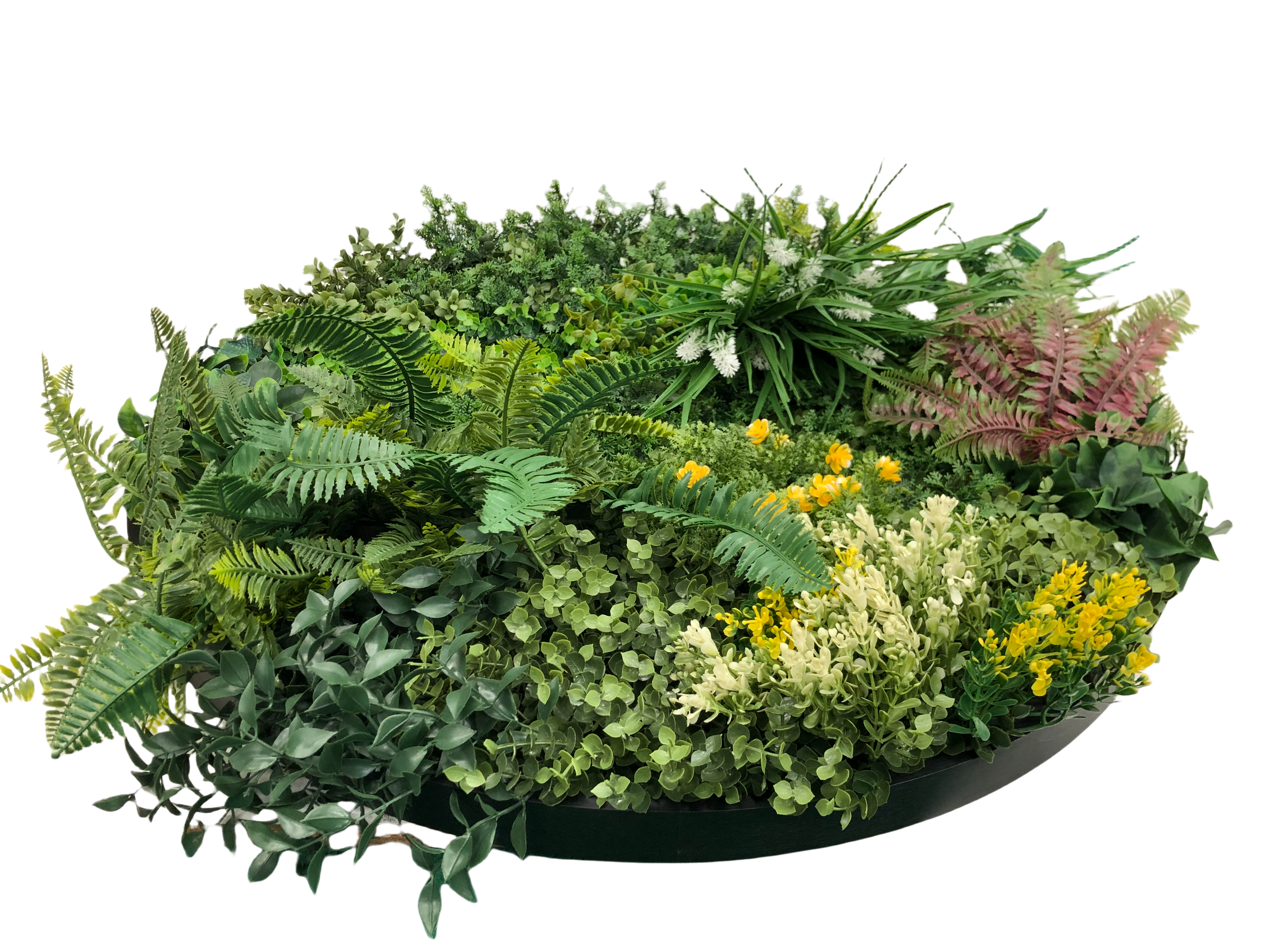 R017-75 Artificial Flower Green Wall Disc UV 75CM - Image 3