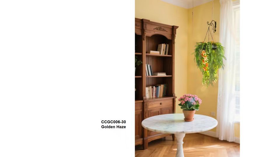 Golden Haze Artificial Hanging Plants CCGC006 - Image 2